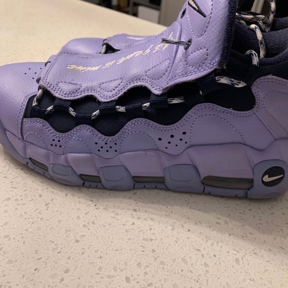 Size 9.5- Nike Air More Money This Game is Mine, Twilight - Picture 5 of 9
